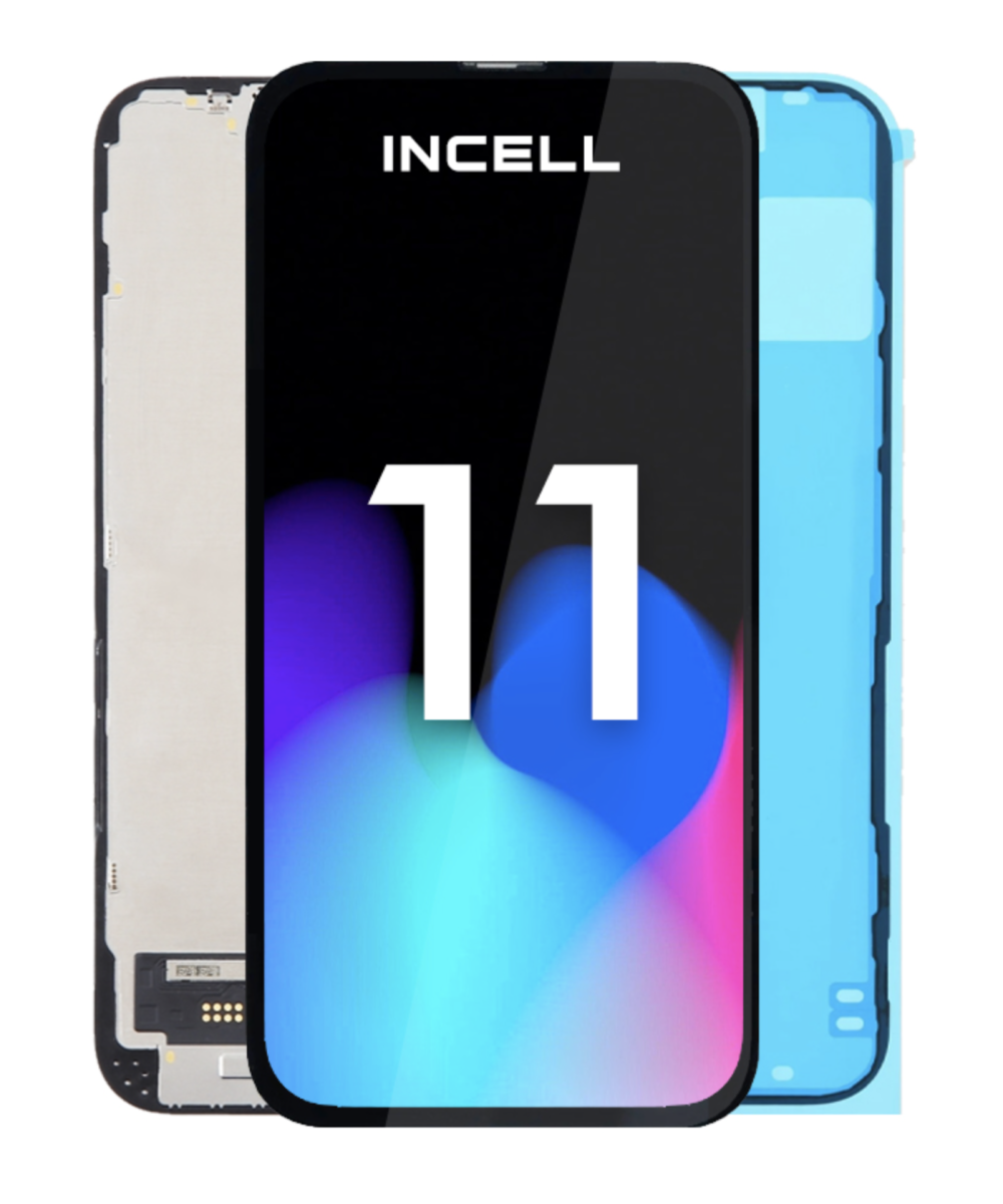 Apple iPhone 11 LCD Display + Touchscreen - Repart - IC removable - Black